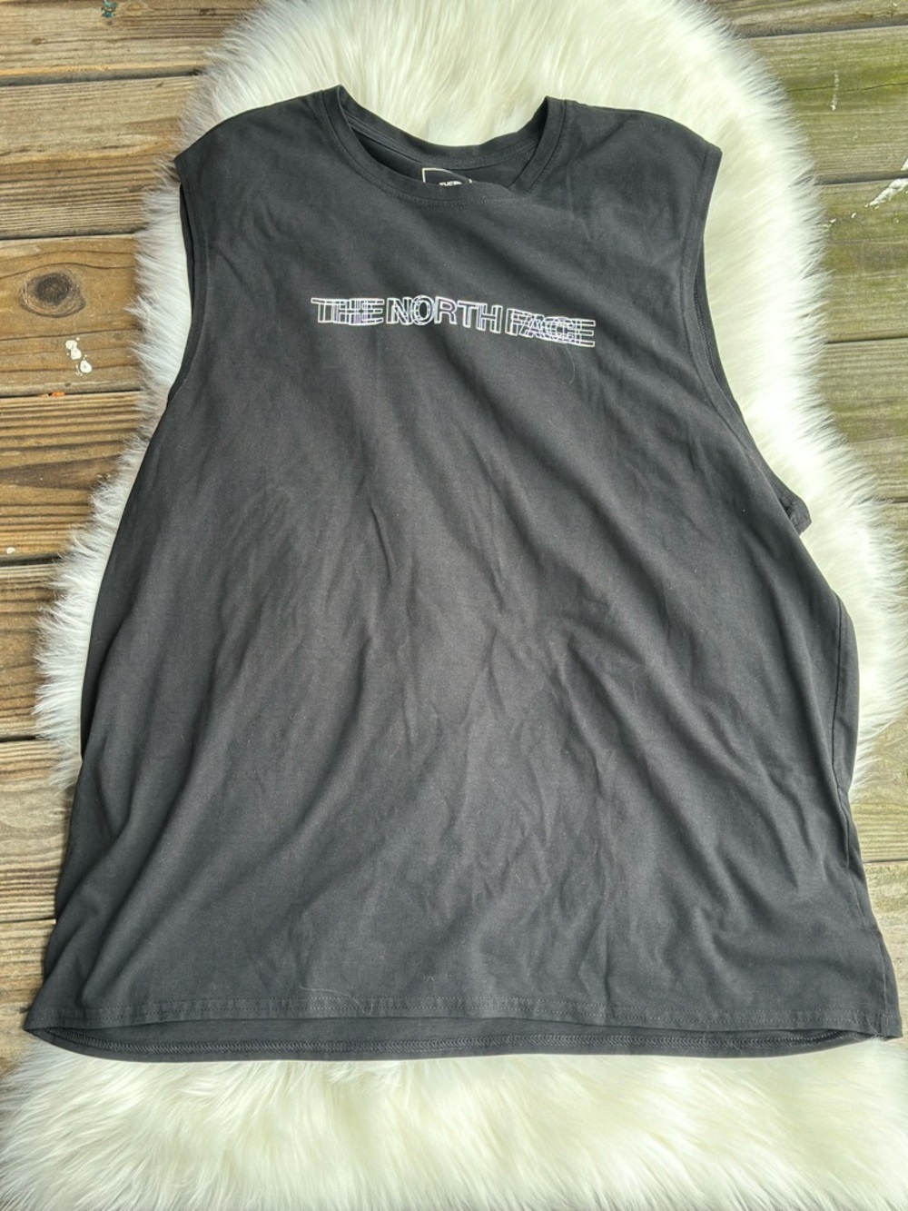 The North Face Black Logo Sleeveless Tee